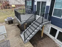 Deck for Lake House with barbecue | LT Outdoor Living